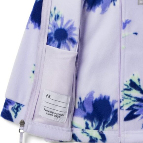 Columbia Girls' Castle Dale™ Printed Full Zip Fleece Jacket NWOT - Picture 3 of 4